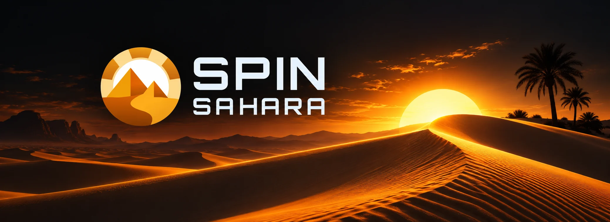Banner SpinSahara: pacchetto di benvenuto da 1.500 € e 250 giri gratuiti